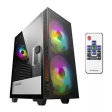 Case Myo Gaming X100, 2 2ventiladores Del Arco Iris Argb 