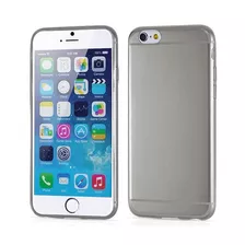 Funda Negra Transparente De Tpu Para iPhone 6 Plus / 6s Plus