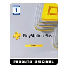 Cartão Psn Plus Extra 1 Mês Ps4 Ps5 Brasil Gift Card