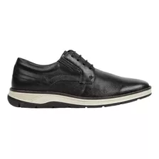 Sapato Masculino Ferracini Em Couro Fluence Preto 5540