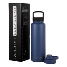 Garrafa Térmica Isolada A Vácuo Versity Coldkeeper 1.2l Inox Cor Azul