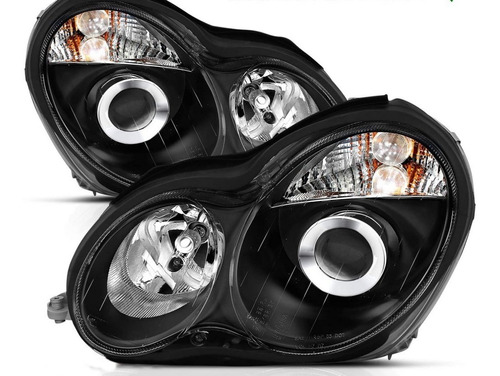 Faros Farolas Mercedes 01-07 Mb W203 Clase C C230 C240 C280  Foto 6