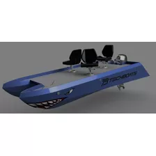 Caiaque Catamarã 350*150*35cm Suporta Motor 15hp E 310kg