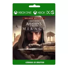 Assassin's Creed Mirage Deluxe Xbox Código 25 Dígitos