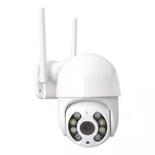 Câmera Segurança Wifi Smart Ip Áudio Infravermelho Abq-a8 Cor Branco