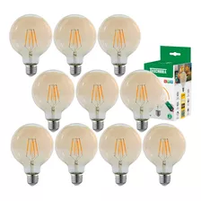 10 Lâmpada Led Smart Dimerizável Retrô 7w 2200k Taschibra