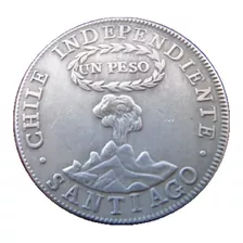 Moneda Chilena Peso Volcán 1817