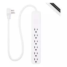 Power Strip Surge Protector, 6 Puntos De Venta, De Carga Ráp