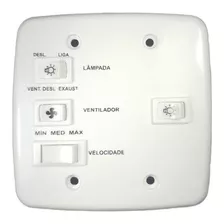 Controle Ventilador Teto 4x4 C/ Capacitor 220v 2 Lampadas