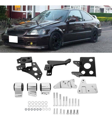 Kit De Soporte De Motor Para Honda K-swap Ek Chassis Civic K Foto 4