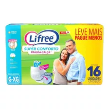 Fralda Descartável Para Adultos Lifree 16 Unidades G/xg