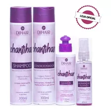 Kit De Hidratação Completo Shampoo, Cond, Leave-in + Ampolao