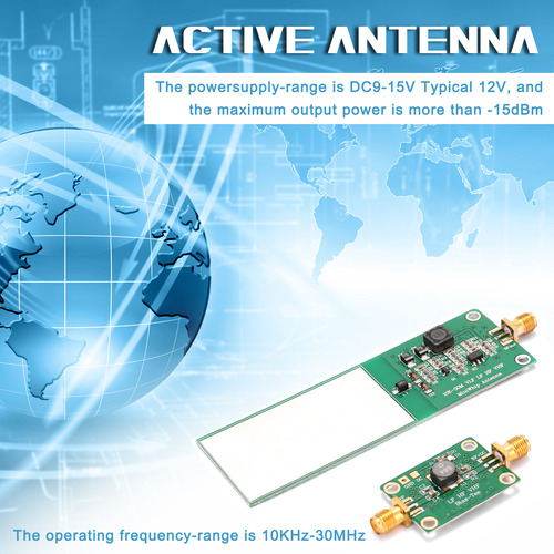 Kit Antena Activa Onda Corta/media Radio 10khz-30mhz 2pzs Co Foto 4