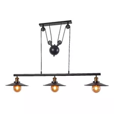 Pendente Luminaria Industrial Retro Preto Inovartte Inl43