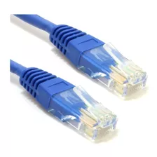 Cable Patch Utp Cat6 1 Mts. Azul Factura/boleta