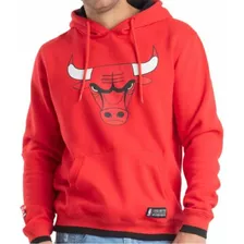 Sudadera Nba Bulls Con Capucha 1re Rojo Para Hombre