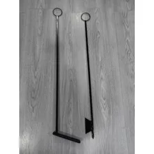 Set De Atizadores 2 Piezas Atizador Y Pica Carbon De 75 Cm