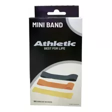 Kit Mini Band Athletic Basic Faixa Elástica