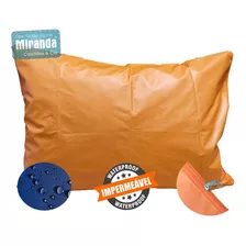 Capa Travesseiro Impermeavel Hospitalar 50x70cm Div. Cores Cor Laranja Liso