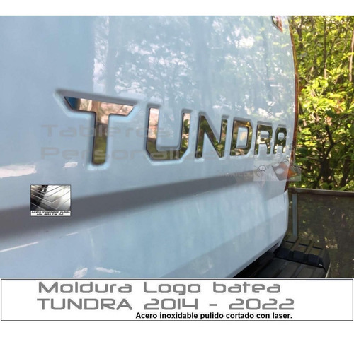 Letras Logotipo Tapa Batea (caja) Toyota Tundra 2014 - 2021 Foto 4