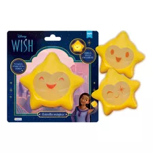 Estrella Mágica Disney Wish Ilumina Cuarto Brilla Oscuridad