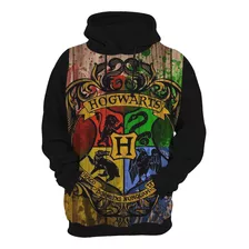 Blusa De Frio Harry Potter Full Print 3d Moletom Plus Size 