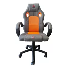 Silla Escritorio Gamer Diablo One Pro Gris Naranja 2d Oferta