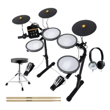 Bateria Eletronica Nagano Tech Ntf01 Kit Com Banco E Fone