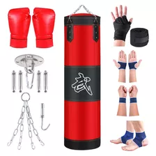 Uouteo Saco De Boxeo Y 10 Accesorios Para Colgar Bolsas Pes.