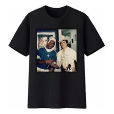 Playera O Blusa Tupac Y Chalino Sanchez En Blanco Y Negro 