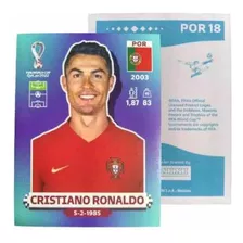 Estampa Cristiano Ronaldo Panini Qatar. Mica Ultra Pro. Orig