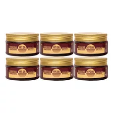 Kit 6 Parafina Bronzeadora Chocolate Amêndoas 200g Duotrato