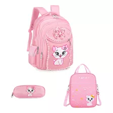 Kit De Mochila Escolar Para Niñas Y Niños