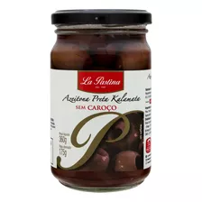 Azeitona Kalamata Em Conserva Sem Caroço La Pastina Vidro 175g