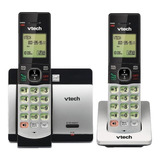 Teléfono Inalámbrico Vtech Cs5119-2 Gris Y Negro