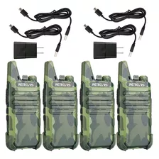 Walkie Talkie Recargable, 16 Canales Largo Alcance Retevis