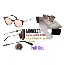 Lentes Gafas Sol Moncler Ml0226 Shiny Bilayer Copper Limited