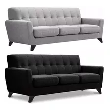 Sillon Sofa Retro Vintage 3 Cuerpos Placa Soft Antidesgarro