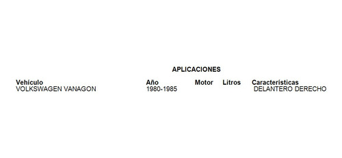 Caliper De Freno Delantero Derecho Vanagon 1980-1985 Foto 6