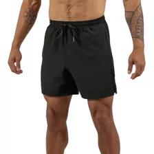 Short Deportivo Hombre Para Gimnasio Y Entrenamiento Black 