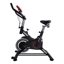 Bicicleta Randers Spinning Disco 6kg Ergométrica Arg-820sp Color Negro