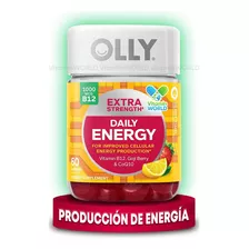 Olly Energia Diaria Extra Fuerte 60 Gomitas Daily Energy Sabor Frutas