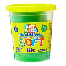 Acrilex Massinha De Modelar Soft 150g Cor Verde