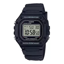 Reloj Casio W-218h-1av Resistente Agua 50m Original Garantia