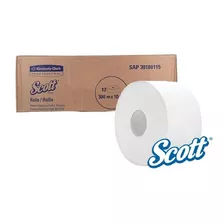 Papel Higiênico Simples Rolão 300m Celulose Cx 12 Rl Scott