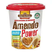 Kit 05 Pasta Integral De Amendoim Amendopower Dacolonia 500g