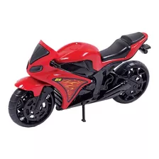 Moto Infantil Brinquedo Miniatura Esportiva Menino 23 Cm Cor Colorido