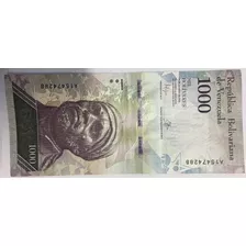 Venezuela - 1.000 Bolívares De 2.016. - 