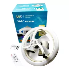 Lampada Ventilador Teto 50w Remoto Luz Rgb E27 Rotação 360º