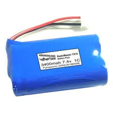 Bateria Panasonic 7,4v 3400mah Para Radio Master Tx16s